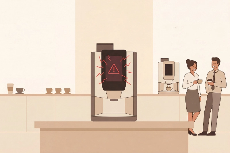 Kaffeevollautomat defekt: Reparieren, wechseln oder mieten?