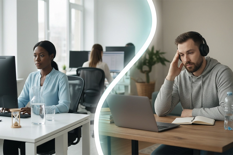 Dehydrierung im Homeoffice und Büro: Trinkroutinen verbessern