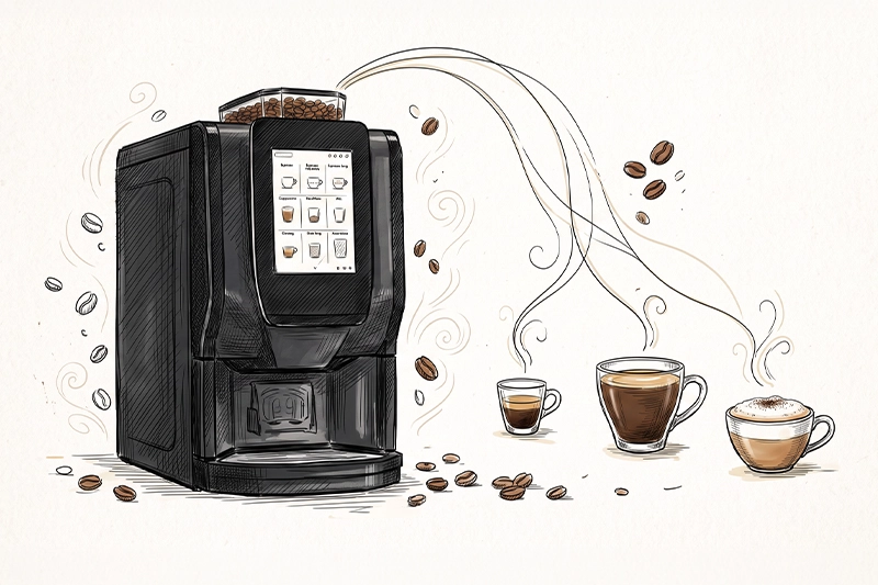 Kaffeevollautomat mit einem Bohnenfach: Reicht das aus?
