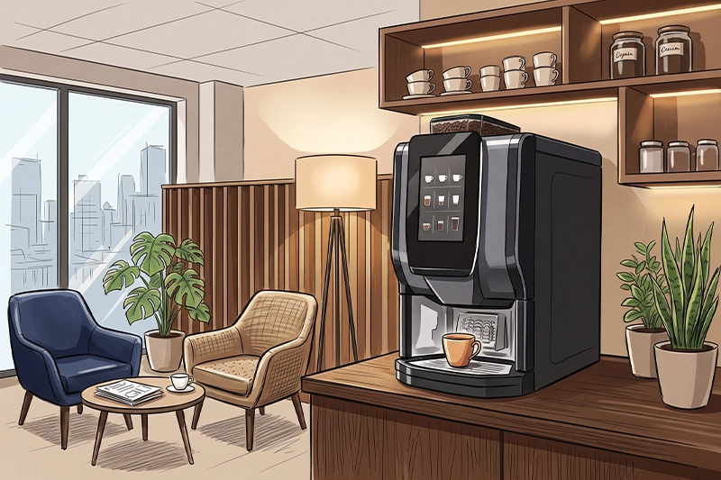Kaffee-Ecke im Großraumbüro einrichten: Tipps für Planung und Gestaltung