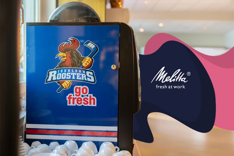 Kaffee- und Wasserversorgung von fresh at work bei den Iserlohn Roosters