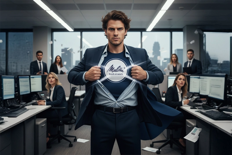 Superhelden und Kaffee: Frische Superpower fürs Büro