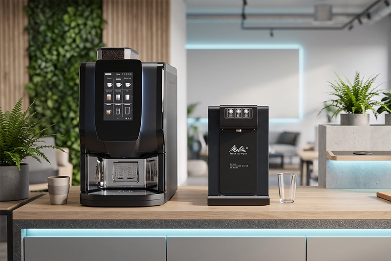 Kaffeevollautomaten und Wasserspender für die Generation Z