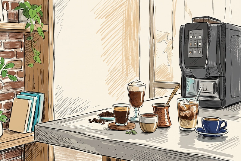 Internationale Kaffeespezialitäten fürs Büro: 5 Ideen für mehr Vielfalt