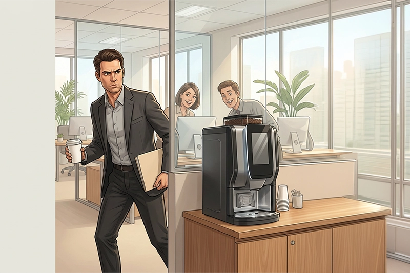 Die Top-10-Ausreden, um an den Kaffeevollautomaten im Büro zu gehen