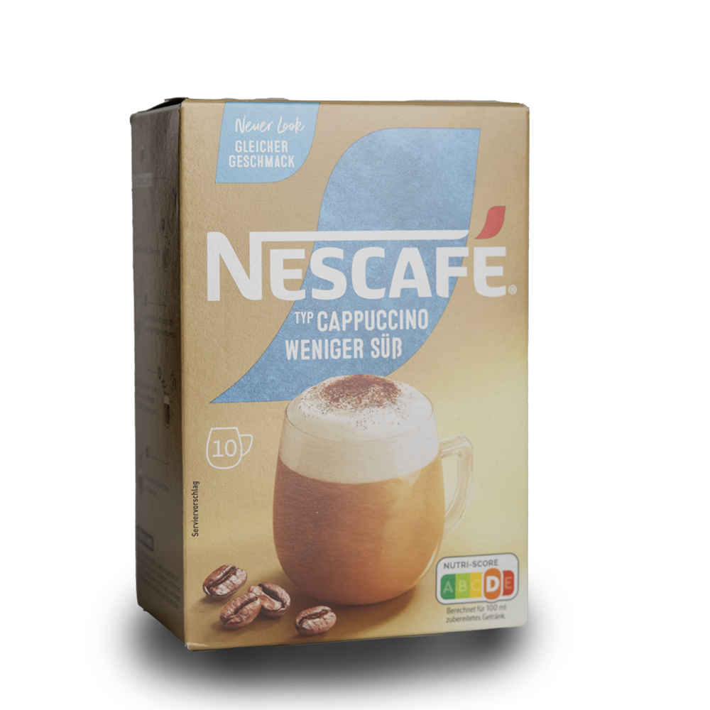 NESCAFÉ Cappuccino weniger süß