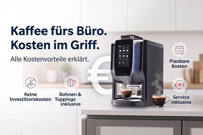 Kaffeevollautomat fürs Büro mieten: Alle Vorteile und Kosten im Überblick