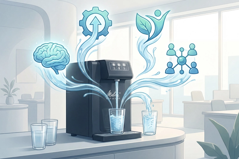Wasserspender-Hygiene im Büro: So bleibt Trinkwasser zuverlässig sauber