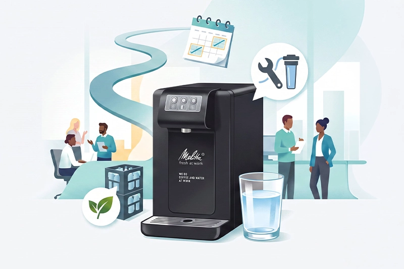 Wasserspender für Unternehmen flexibel mieten