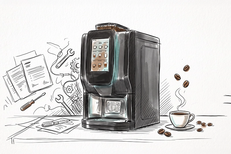 Kaffeevollautomat mieten oder kaufen: Der direkte Bürovergleich