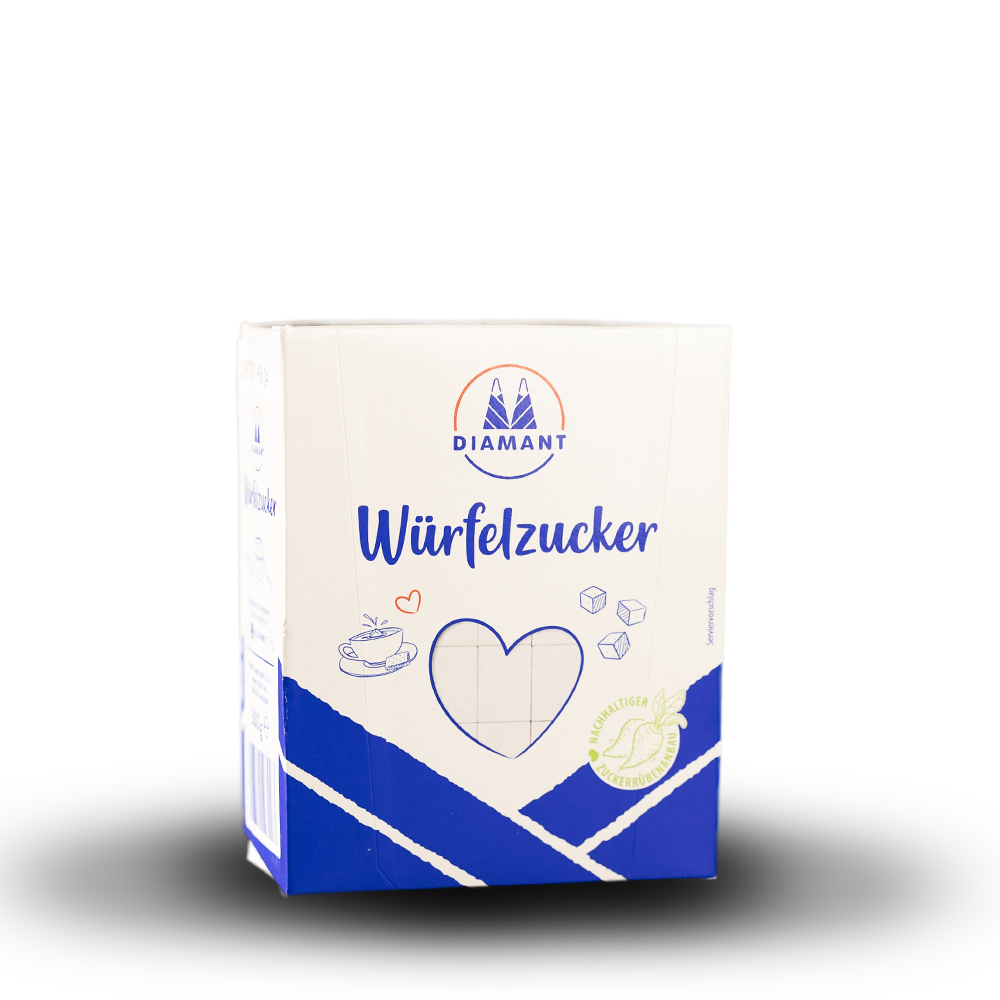 Würfelzucker, Pack. á 500g