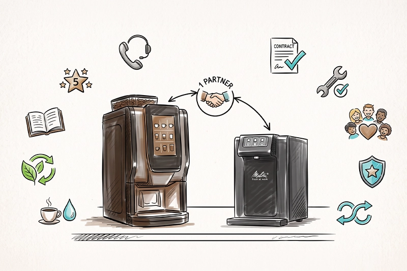 Top 10 Vorteile: Kaffeevollautomat und Wasserspender aus einer Hand mieten