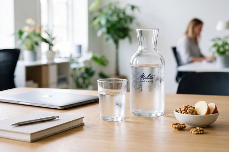 Tafelwasser im Büro: Warum ein Wasserspender ein sinnvoller HR-Benefit sein kann