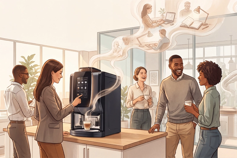 Hybride Teams verbinden: Wie analoge Kaffeepausen den Austausch fördern
